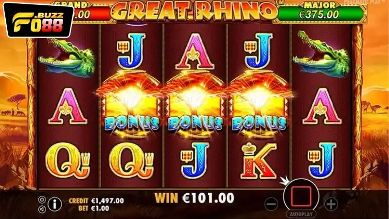 Ưu điểm khi chơi game Great Rhino Fo88 so với nền tảng khác