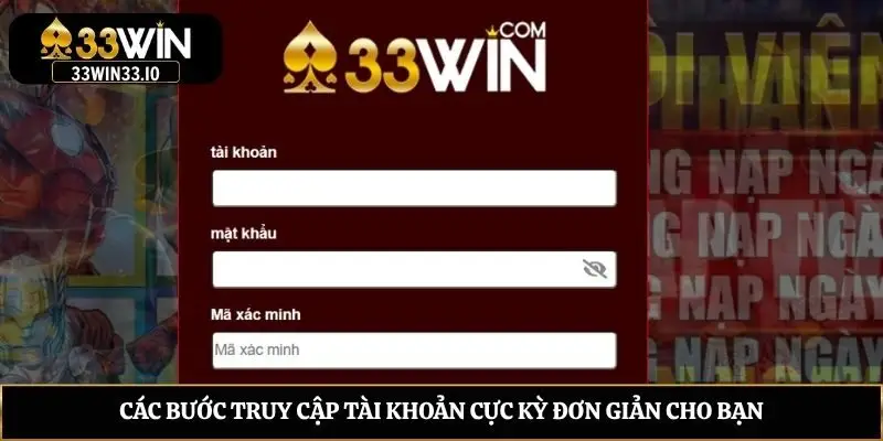 Các bước truy cập tài khoản cực kỳ đơn giản cho bạn