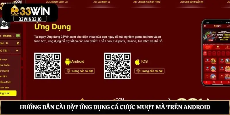 33win - Sân Chơi Uy Tín Nhận Thưởng Lớn Mới Nhất 2026 Hướng dẫn cài đặt ứng dụng cá cược mượt mà trên Android