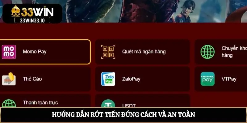 Hướng dẫn rút tiền đúng cách và an toàn