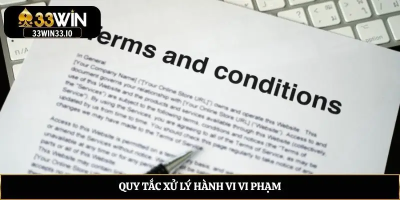 Quy tắc xử lý hành vi vi phạm